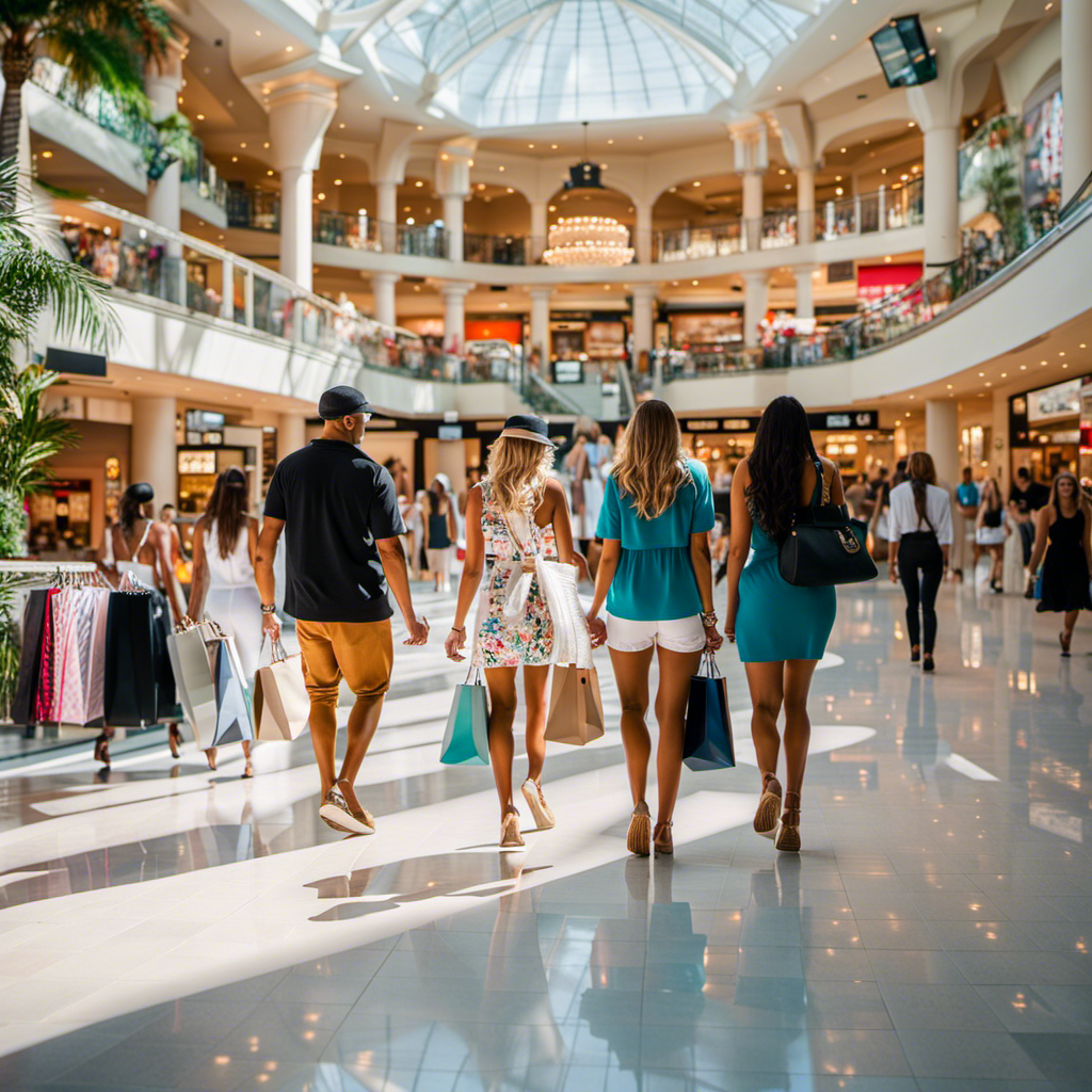 An image capturing the vibrant atmosphere of Fort Lauderdale's ultimate shopping experience