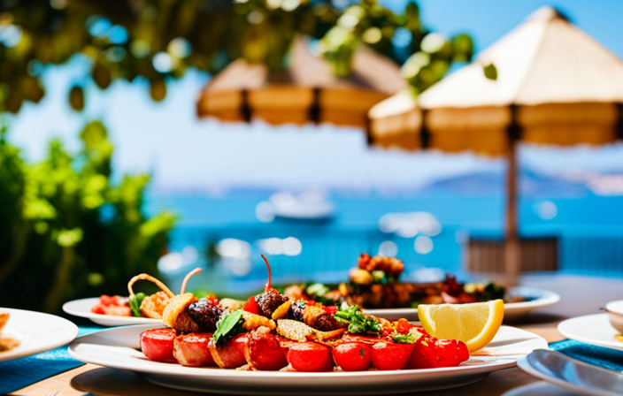 An image showcasing a vibrant Mediterranean feast