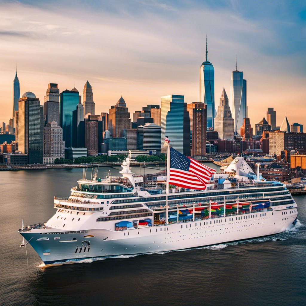 An image capturing the iconic Cape Liberty Cruise Port in Bayonne, NJ