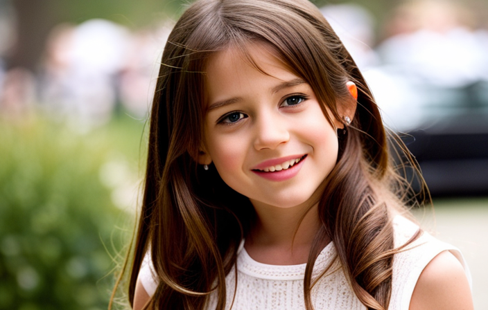 An image capturing Suri Cruise, now a blossoming teenager