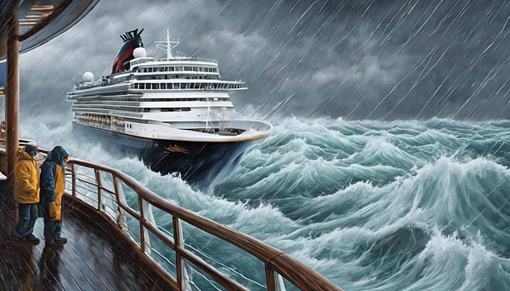 alaskan cruise in rain