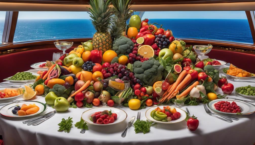 cruise ship vegetarian options