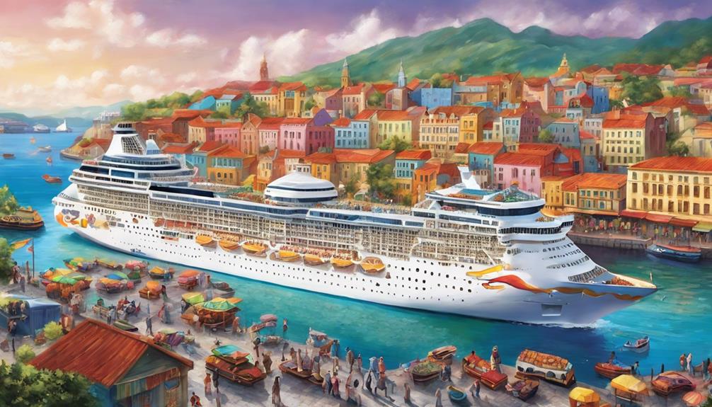 cruise ships explore global ports