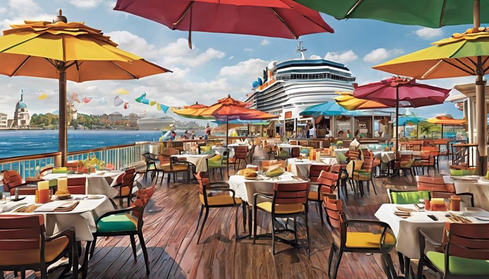 cruise ships with guy s burger
