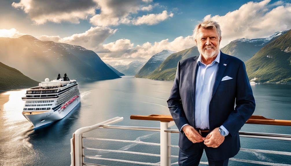 Viking Cruises Founder Celebrates Norwegian Ports in Stunning New Ship 