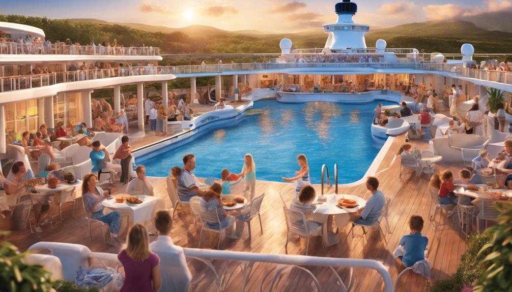 extravagant cruise ship amenities