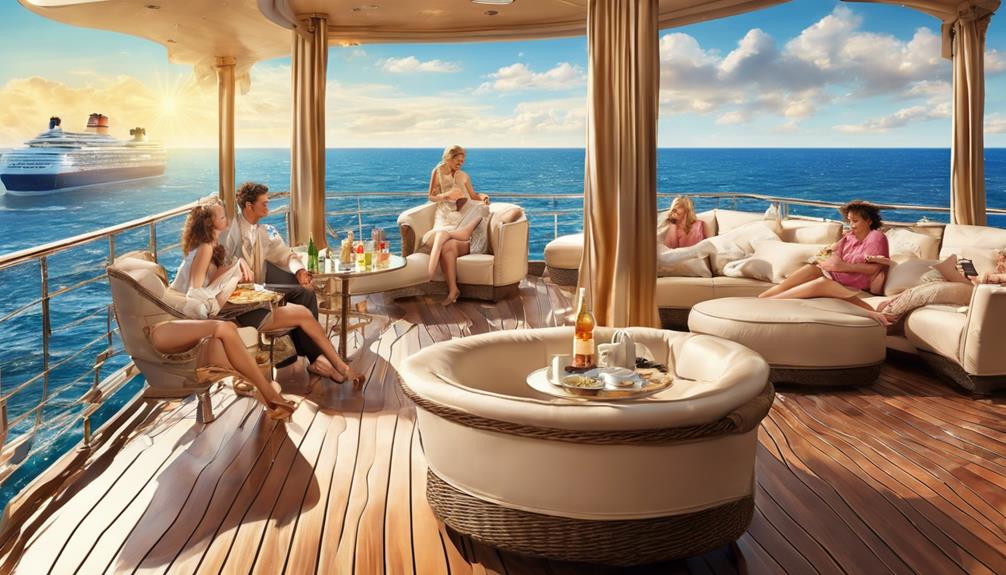 luxury cruise ship features