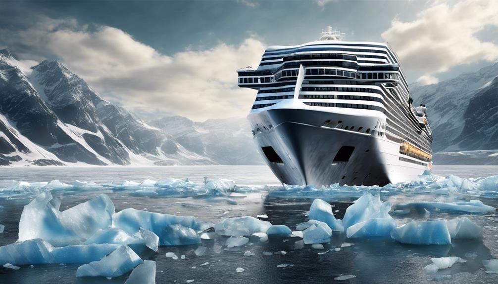 ship collides with iceberg