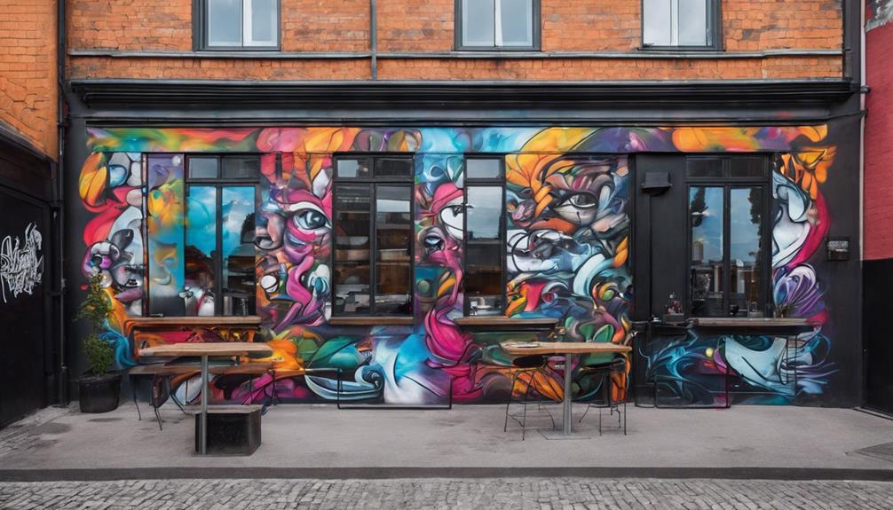street art inspired restaurant concept