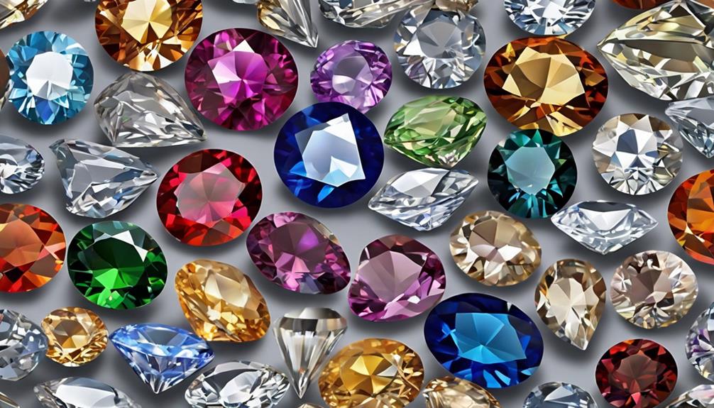 analyzing diamond color grades