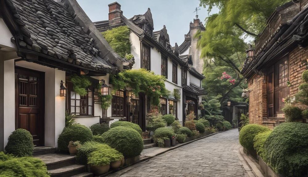 british inspired town in shanghai