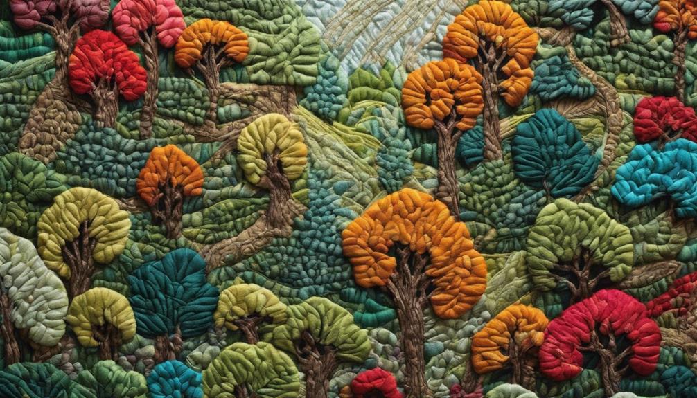 capturing nature through threads