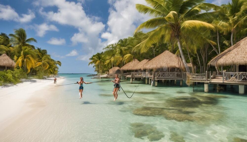 eco paradise on harvest caye