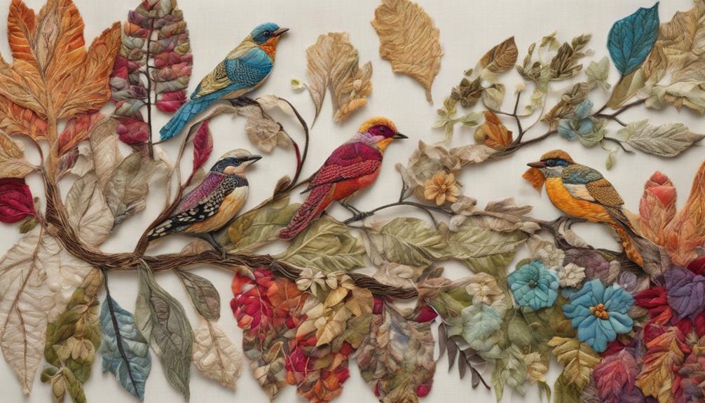 exploring nature through embroidery