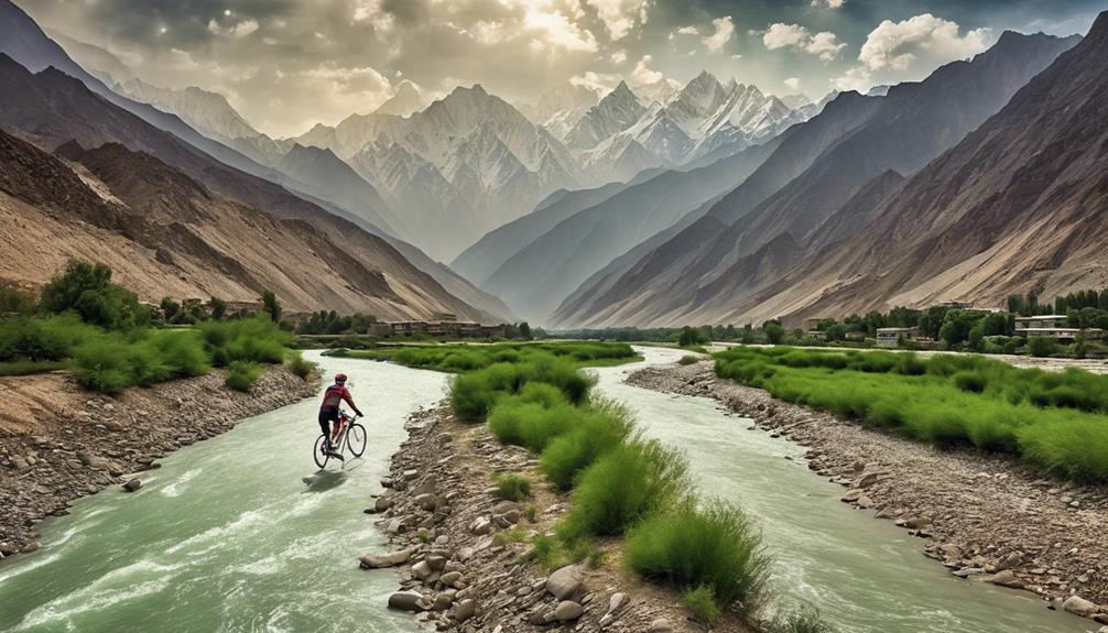 exploring pakistan by bike