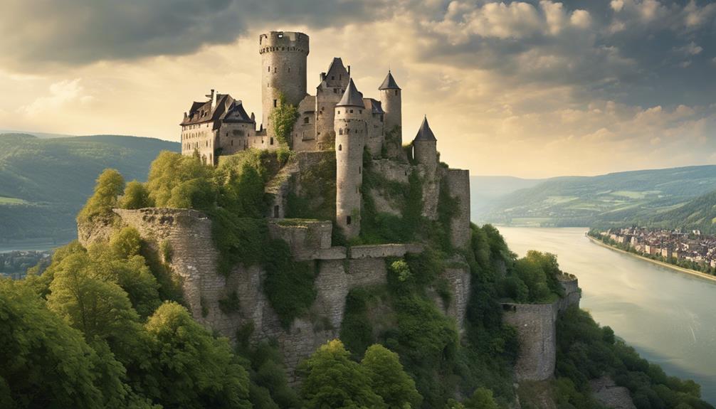 historic castle in ruins