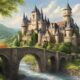 magical castles by river