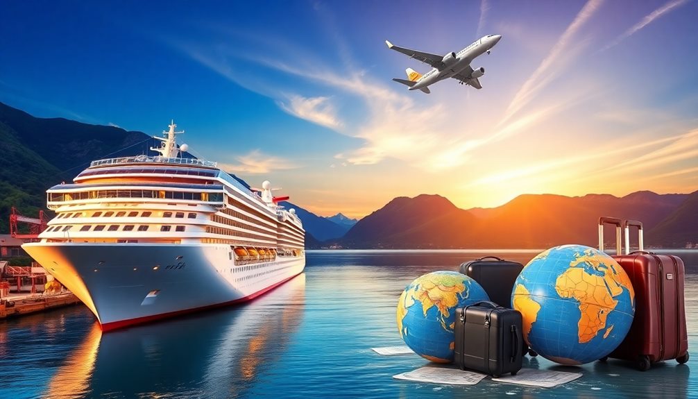 cruise line air packages explained