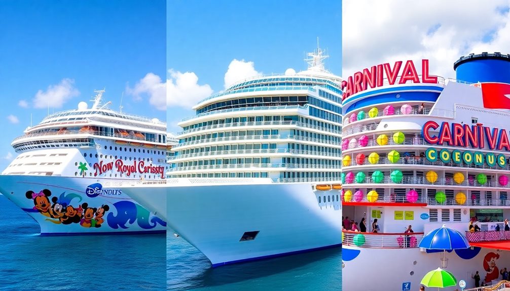 cruise line family comparison