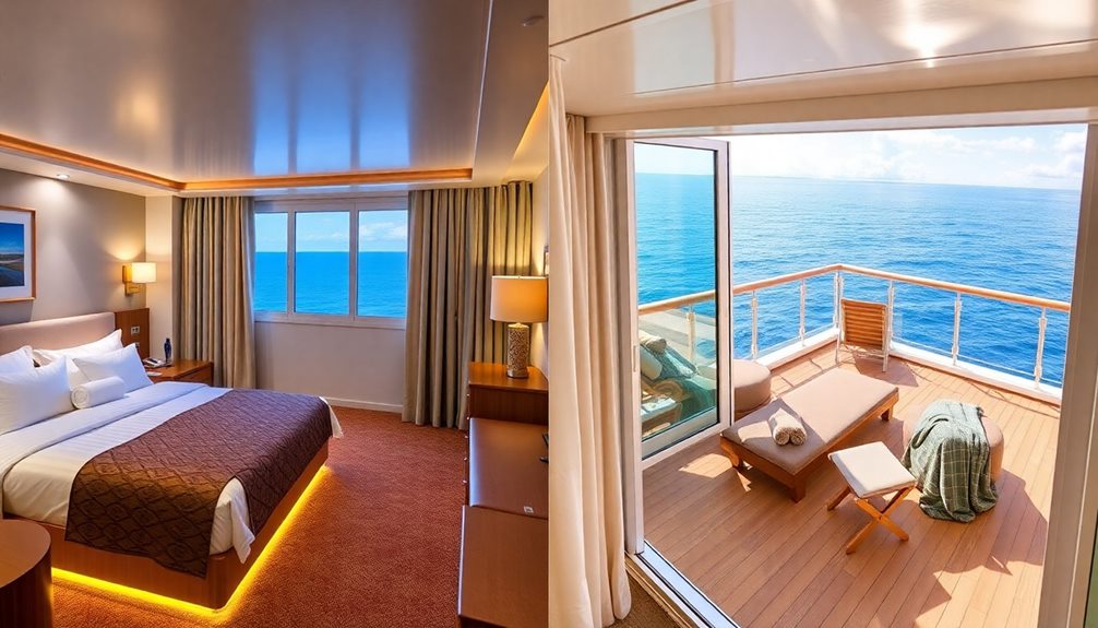 cruise ship cabin varieties