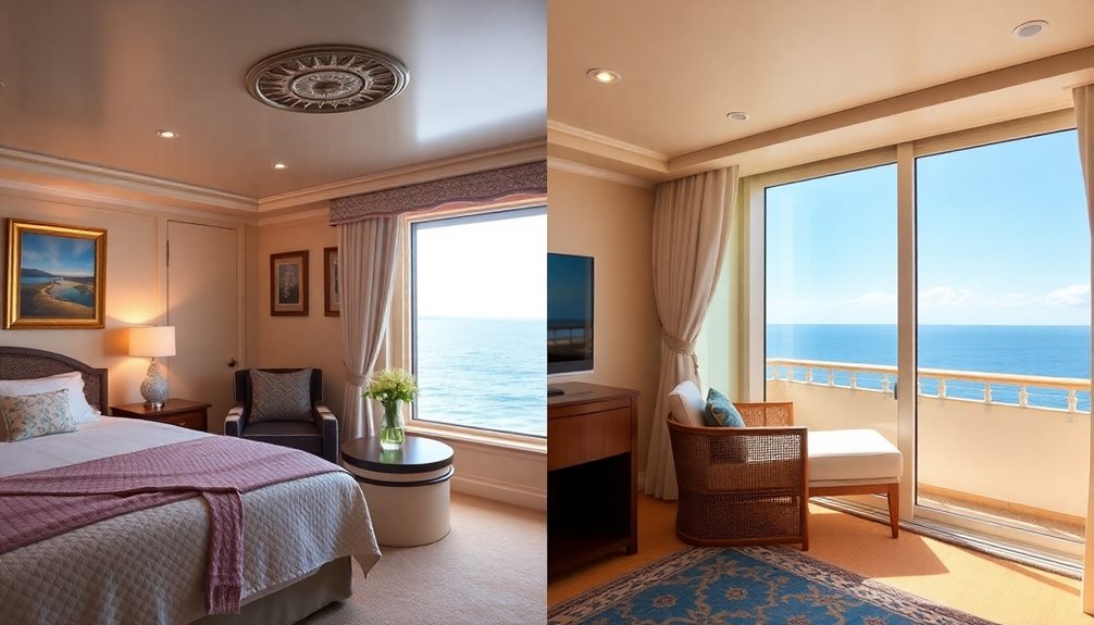 interior vs balcony cabins