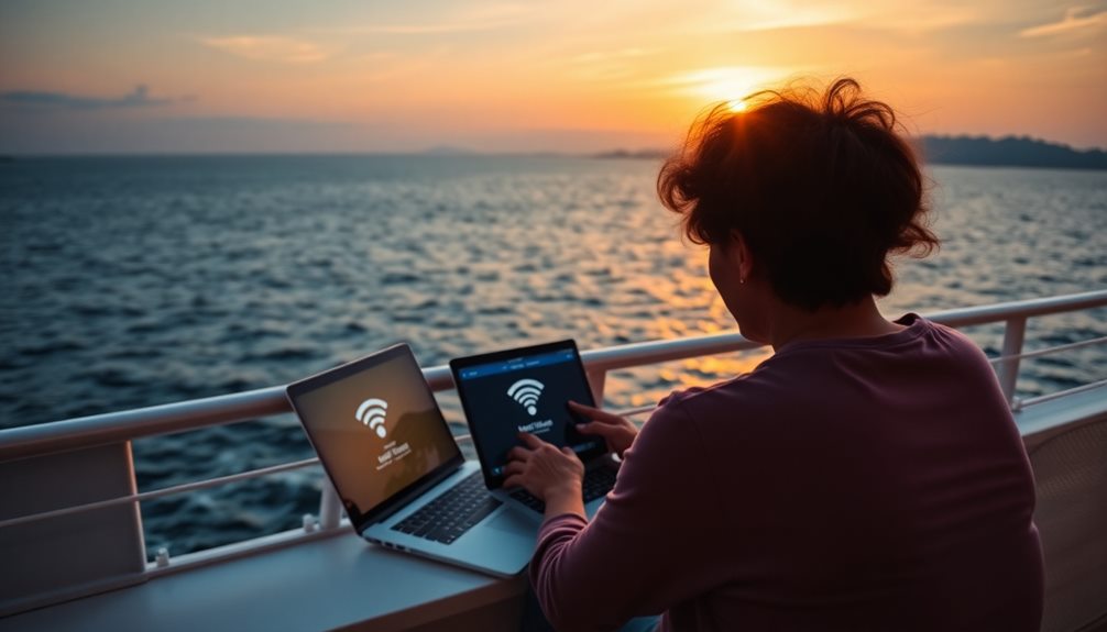 maximize cruise ship connectivity