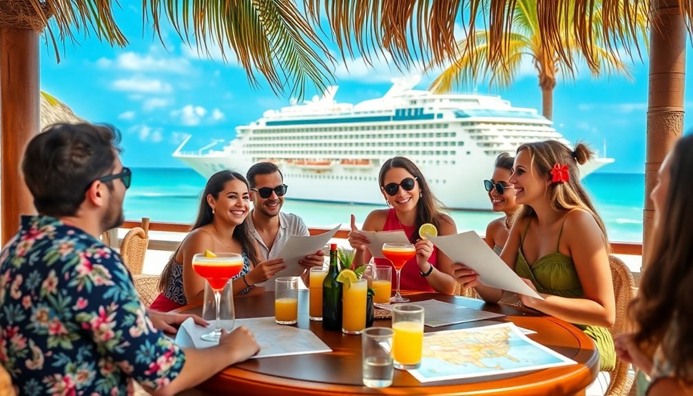 organize a group cruise