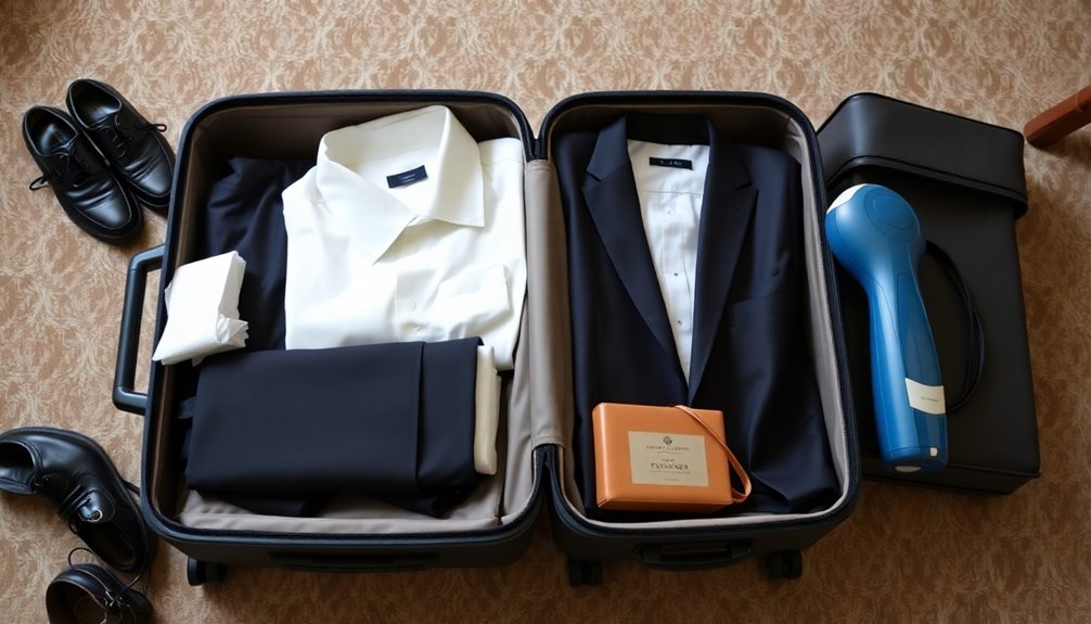 protecting formalwear while traveling