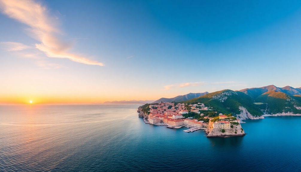 stunning adriatic coastline overview