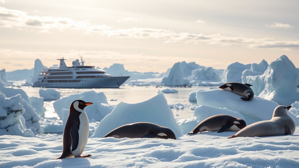 antarctic wildlife spectacle