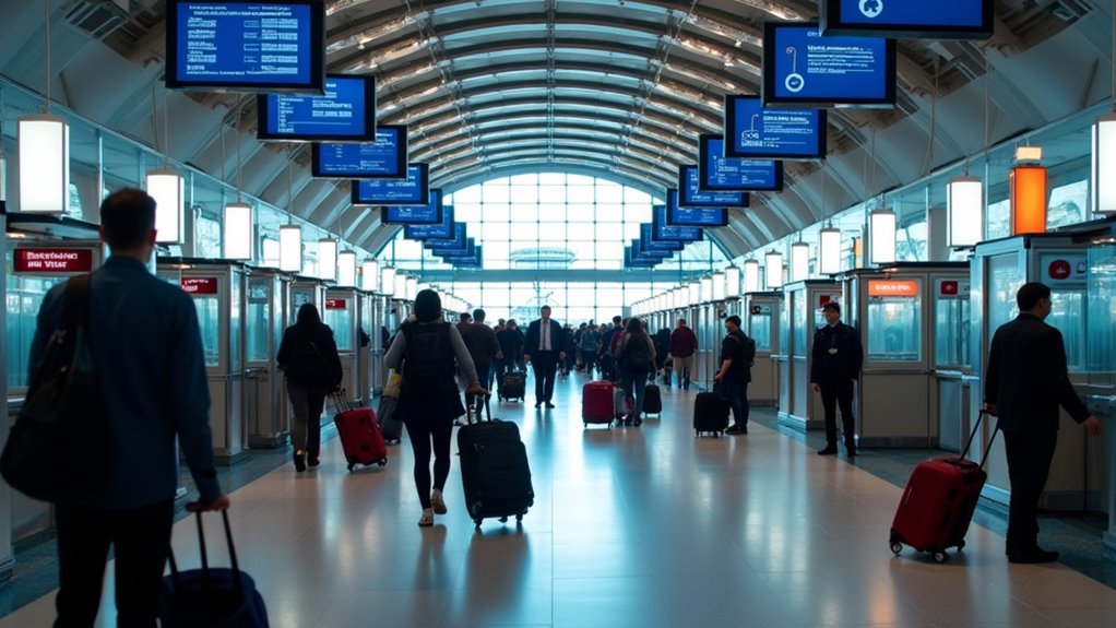 arrive early organize belongings