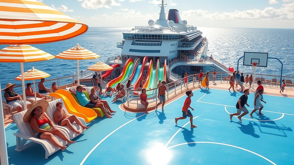 assessing cruise line family amenities