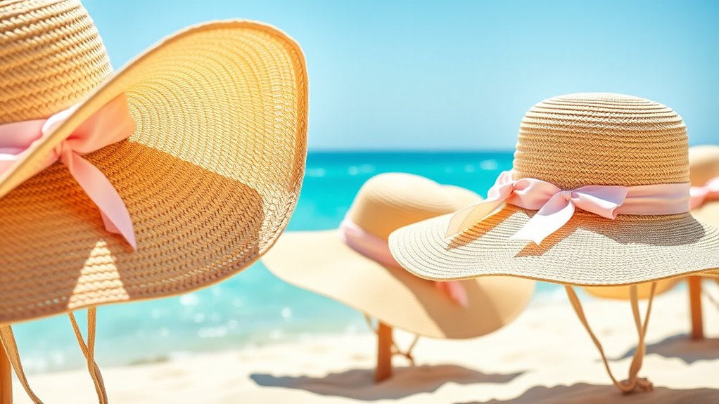 beach hats with adjustable straps