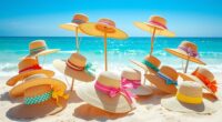 beach hats with chin straps