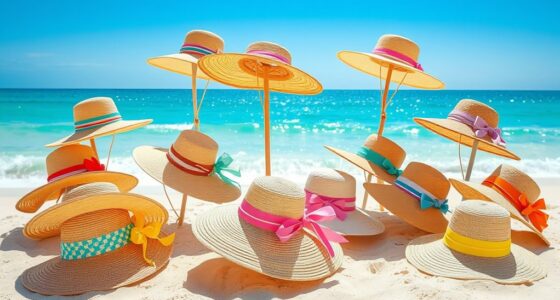 beach hats with chin straps