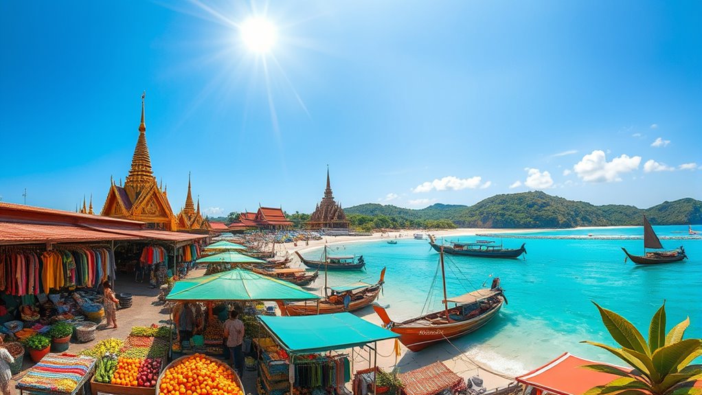 beaches temples vibrant markets