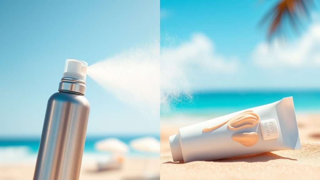 best spray versus lotion
