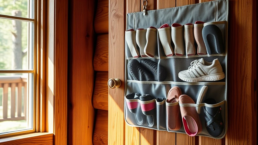 cabin shoe storage solutions