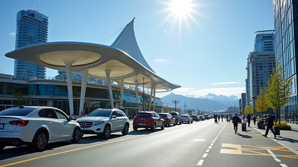 canada place parking zones