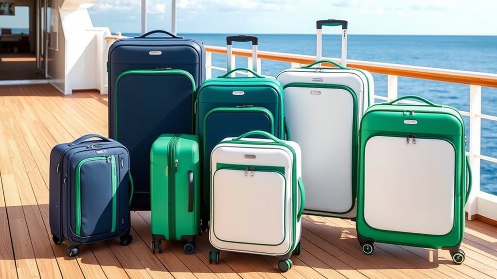 choose practical cruise luggage