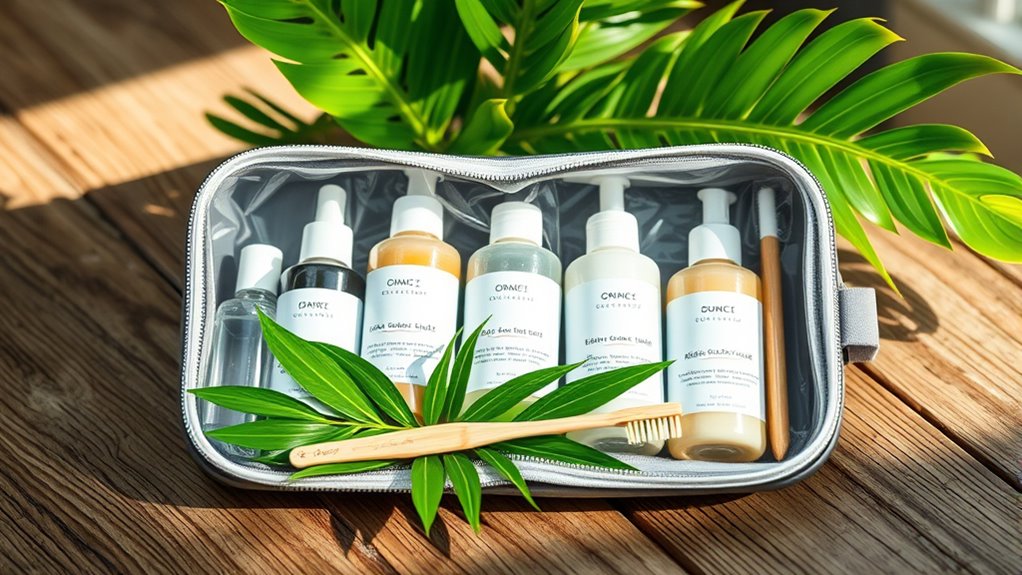 choose transparent eco friendly toiletries