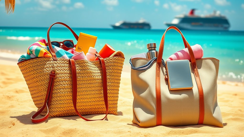 choosing practical cruise beach bag