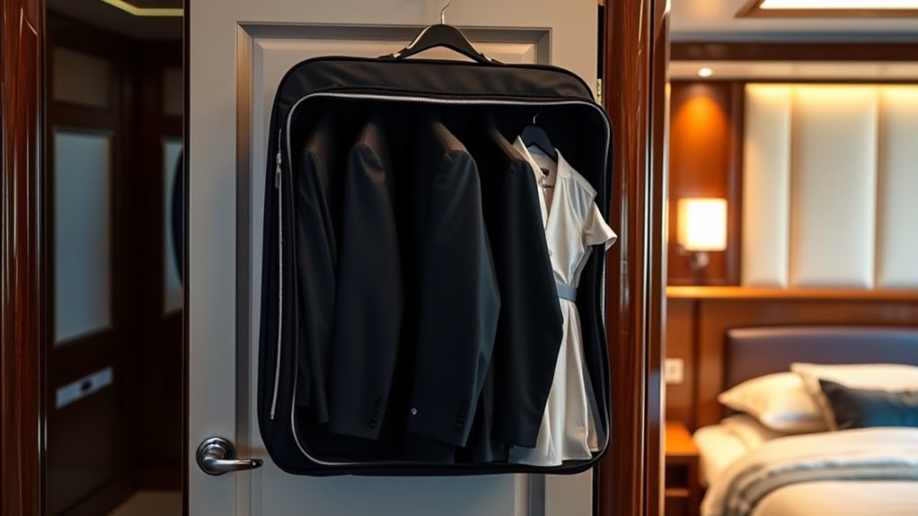 choosing suitable cruise garment bag