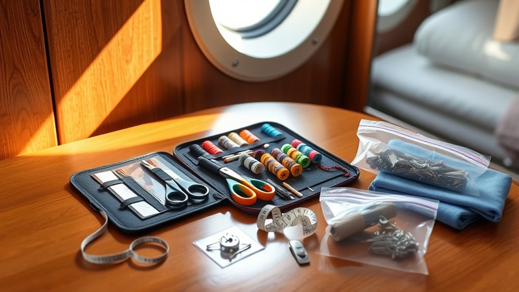 compact cruise sewing kit
