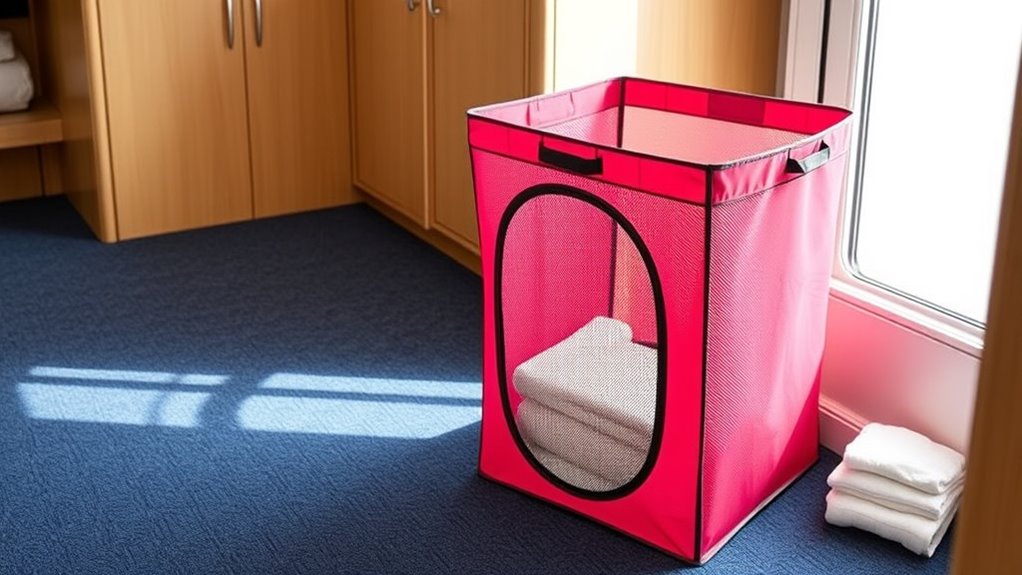 compact durable ventilated hamper