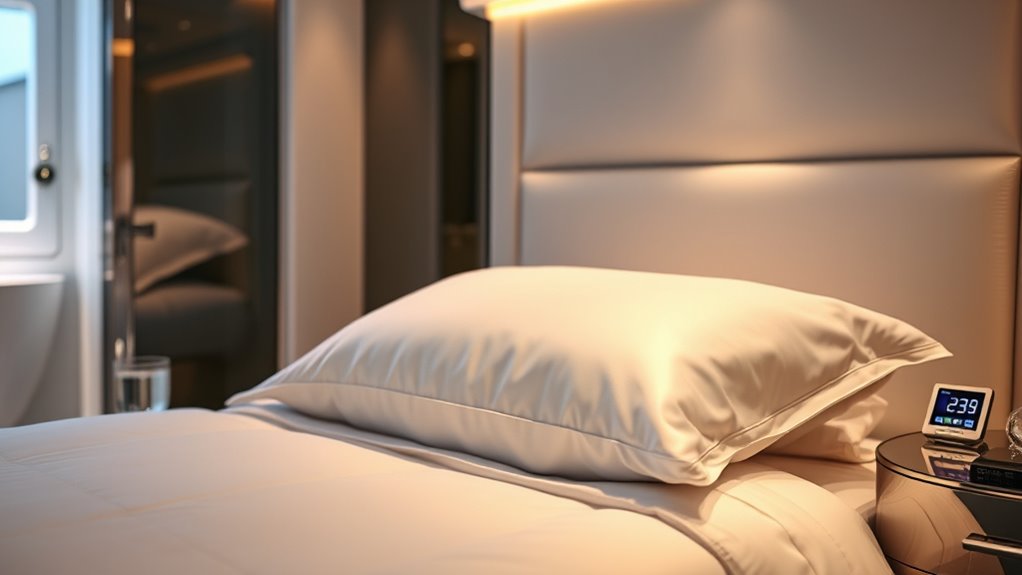 cooling pillows for cruise cabins