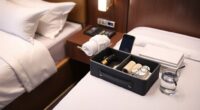 cruise cabin bedside storage