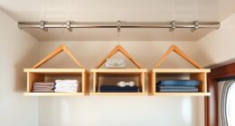 cruise cabin hanging shelves