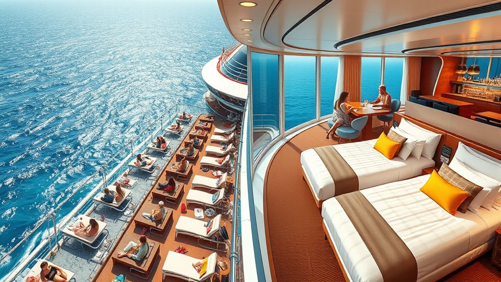 cruise cabin types and amenities