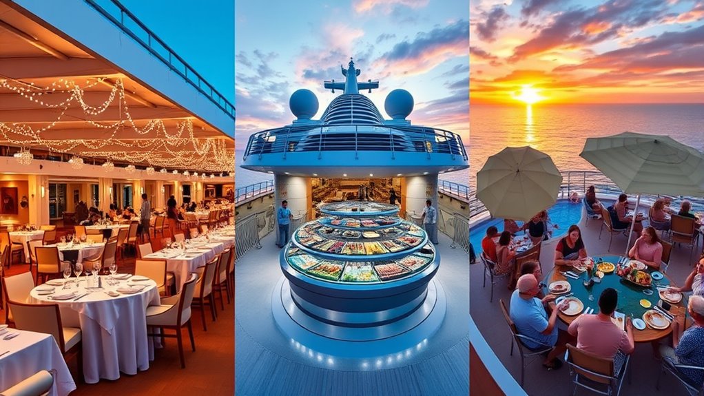 cruise line dining comparisons